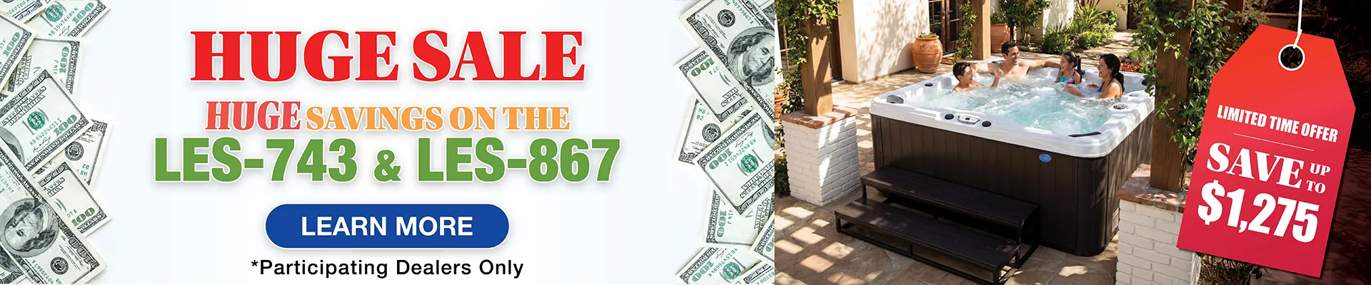 Calspas hot tub being used in a family setting - Fremont